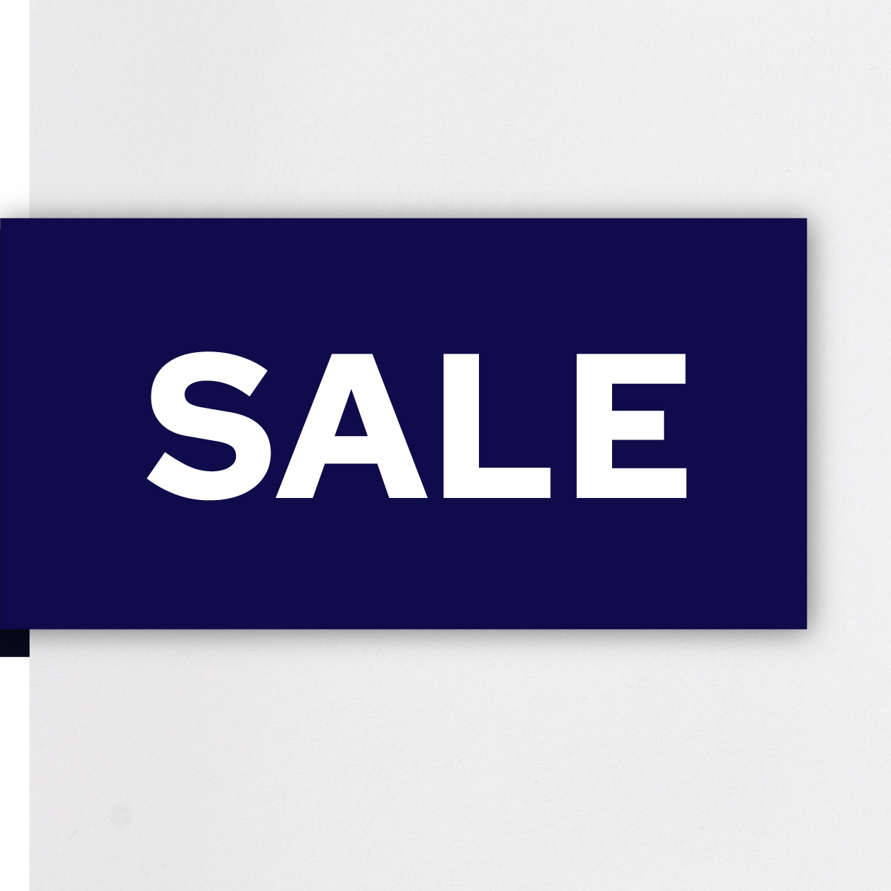 Sale banner to indicate discounted promotional products available in our promotional items on sale section.